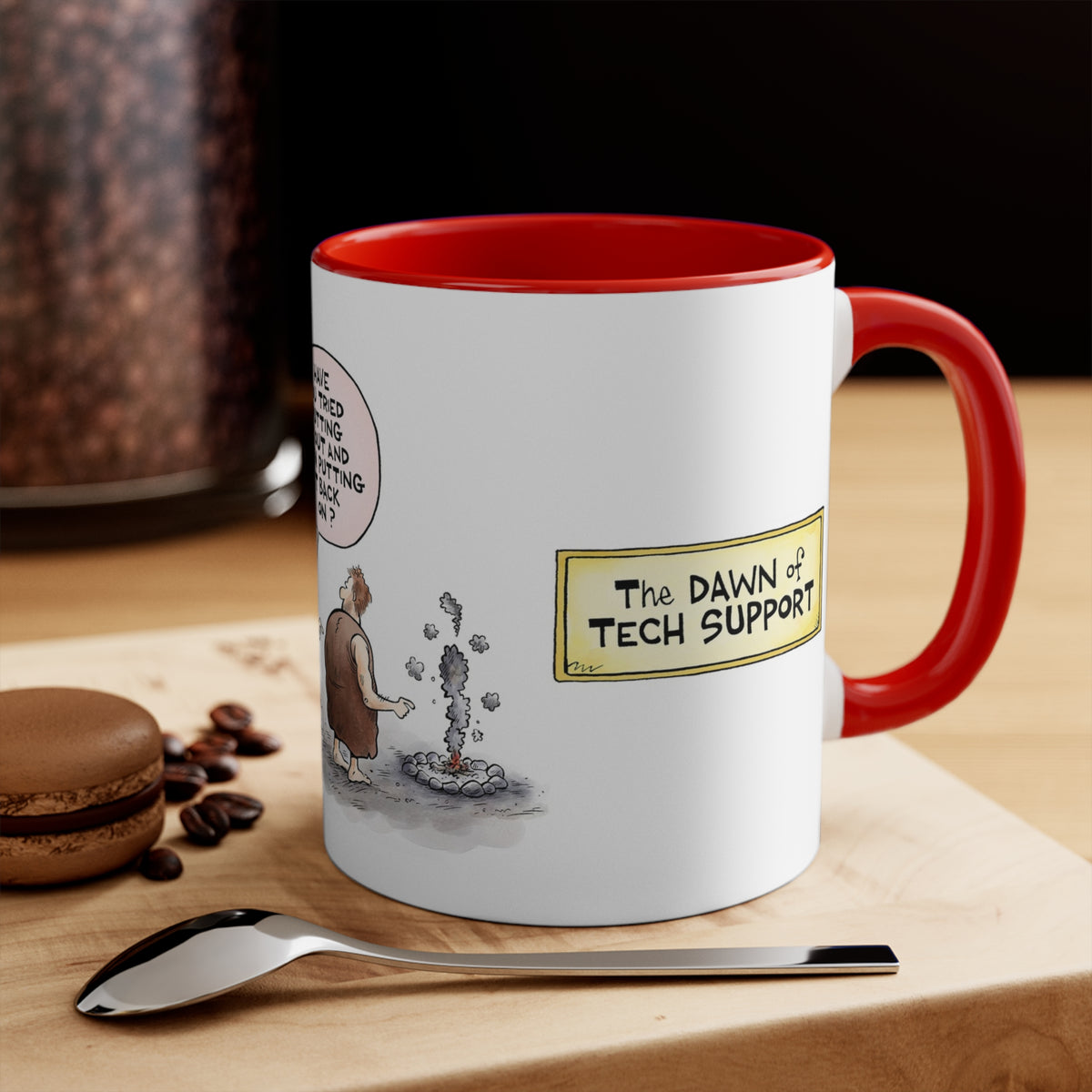Insanity Streak “Tech Support” Comic Mug