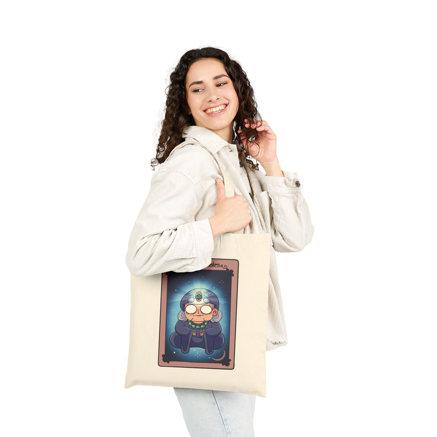 Carry the Cards You’re Dealt- Comiclicious Tarot Tote "The High Priestess"
