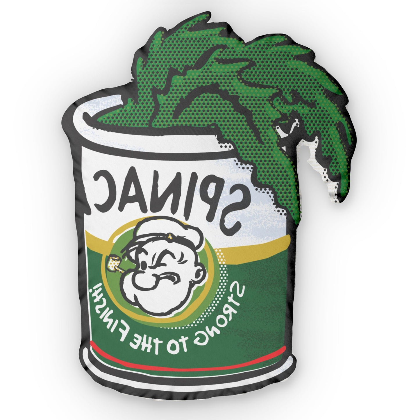 Popeye’s Power-Up Spinach Pillow