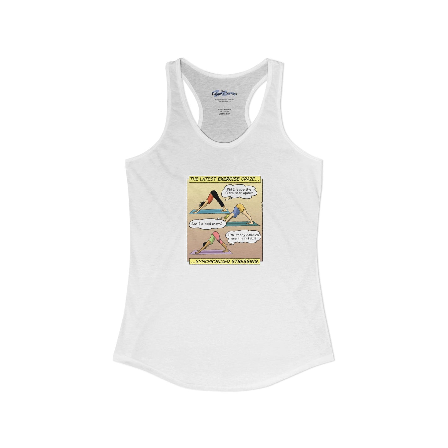 The Pajama Diaries “Synchronized Stressing” Racerback Tank