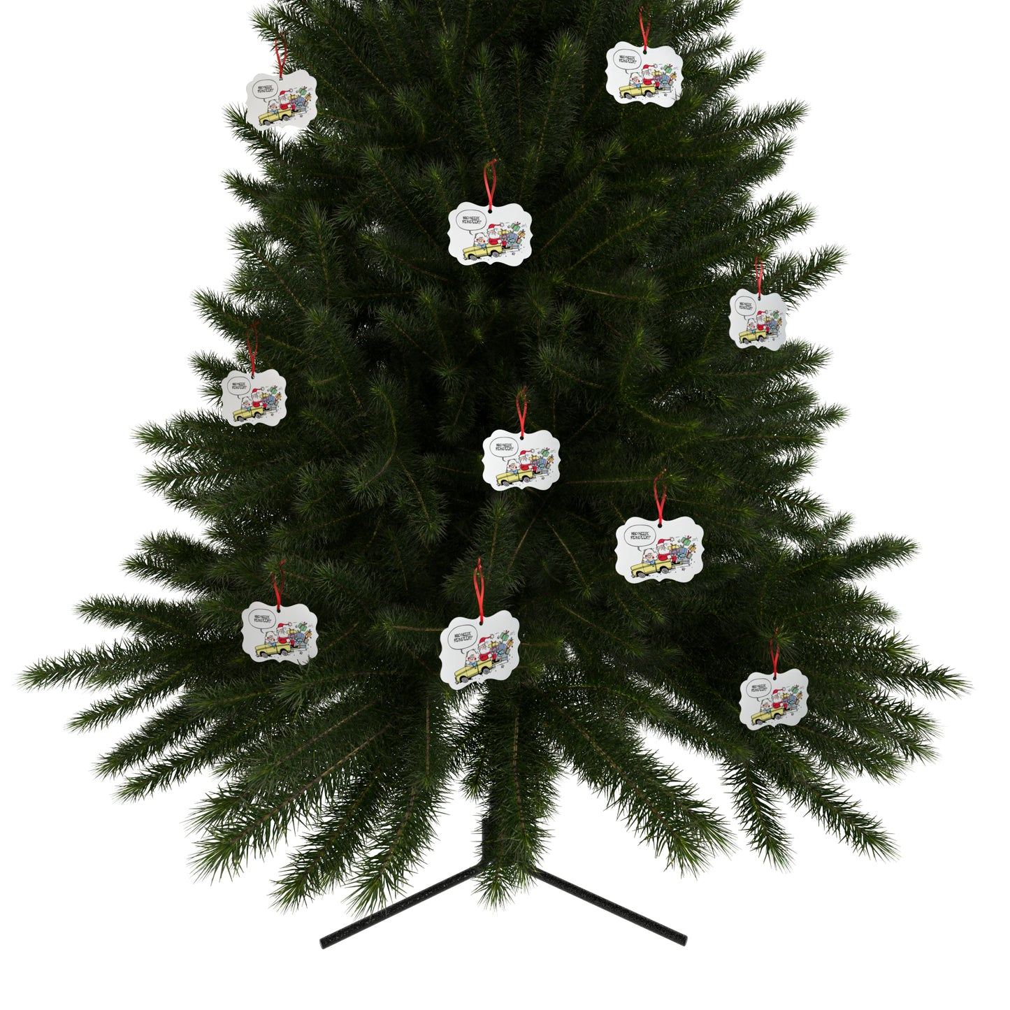 Gearhead Gertie "Who Needs Reindeer" Holiday Ornament