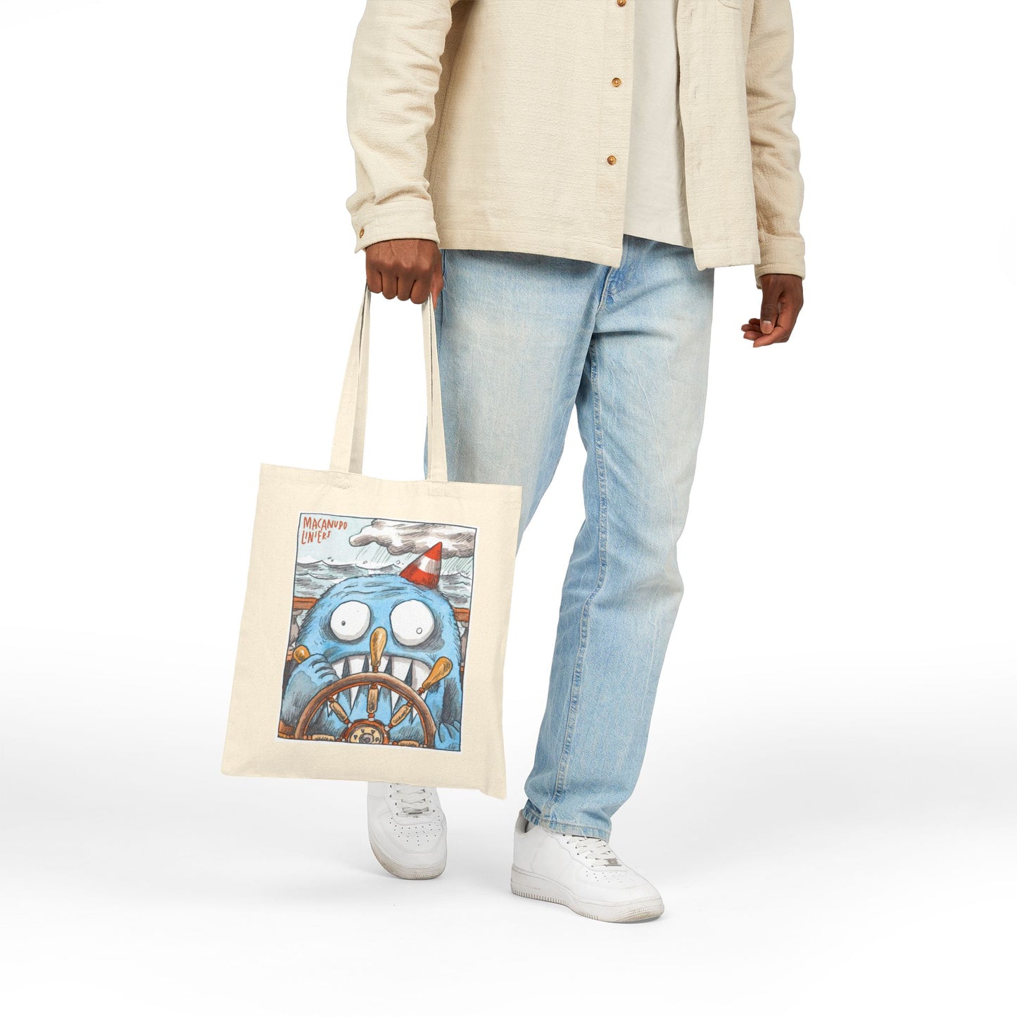 Macanudo- Captain Olga Cotton Heavy Canvas Tote