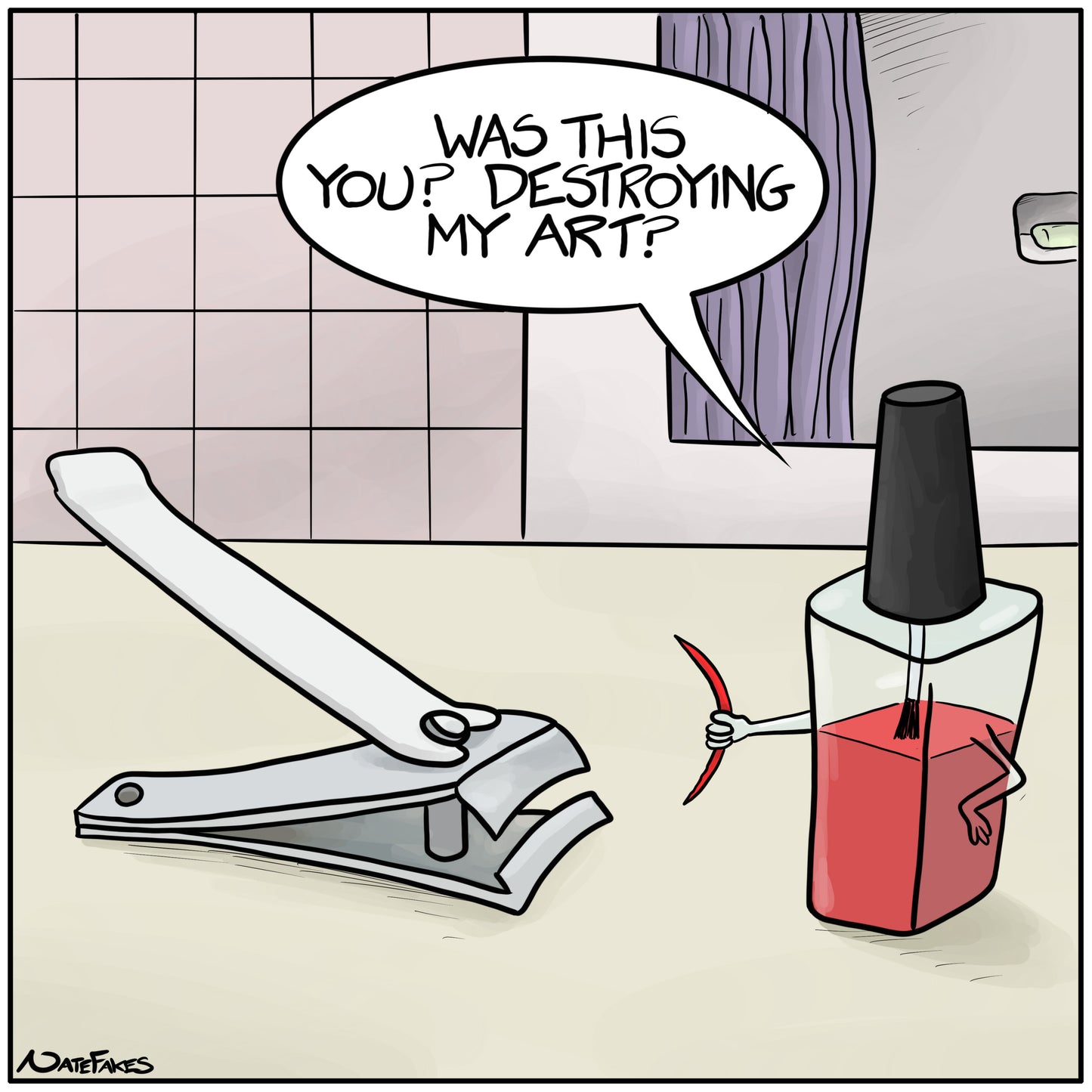 Break of Day "Nail Clippings" Ceramic Mug