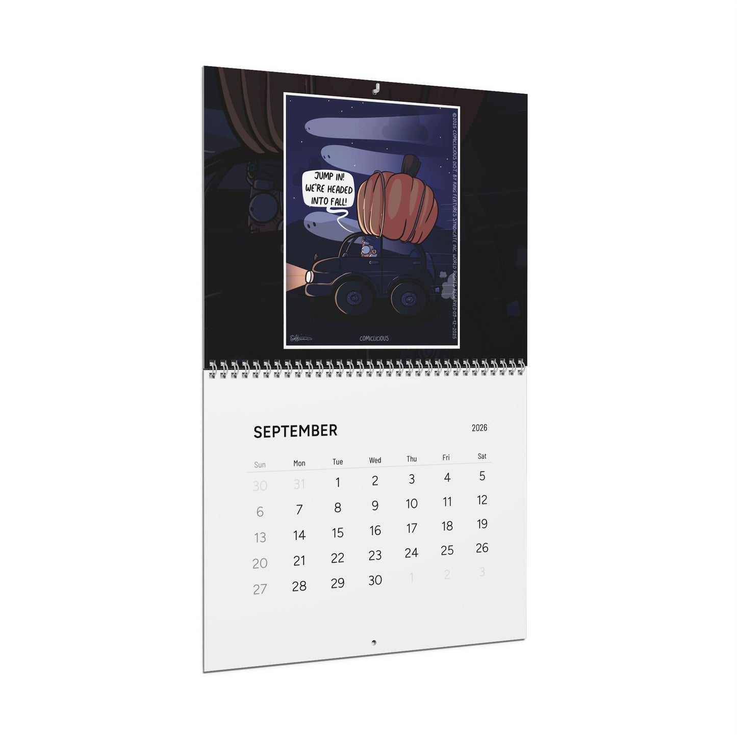 Comiclicious 2026 Wall Calendar