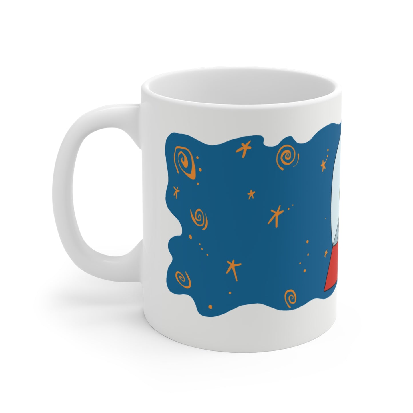 Rhymes With Orange "Think Galactically" Mug 11oz