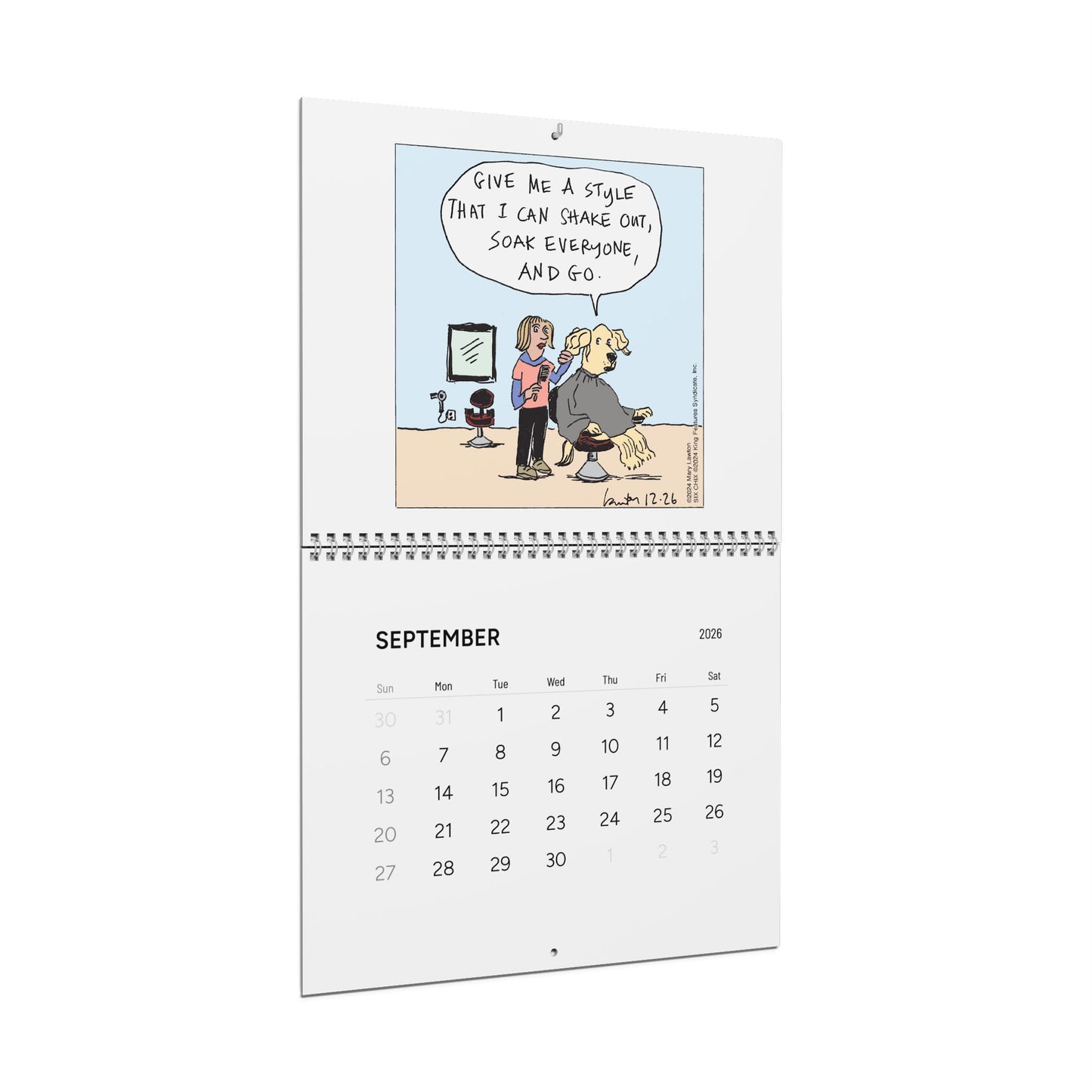 Six Chix 2026 Wall Calendar