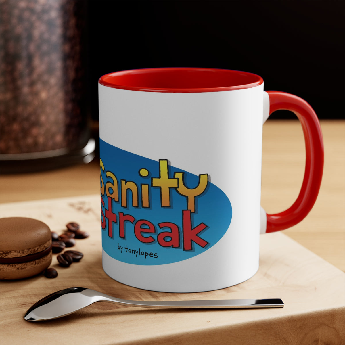 Insanity Streak Logo Accent Mug