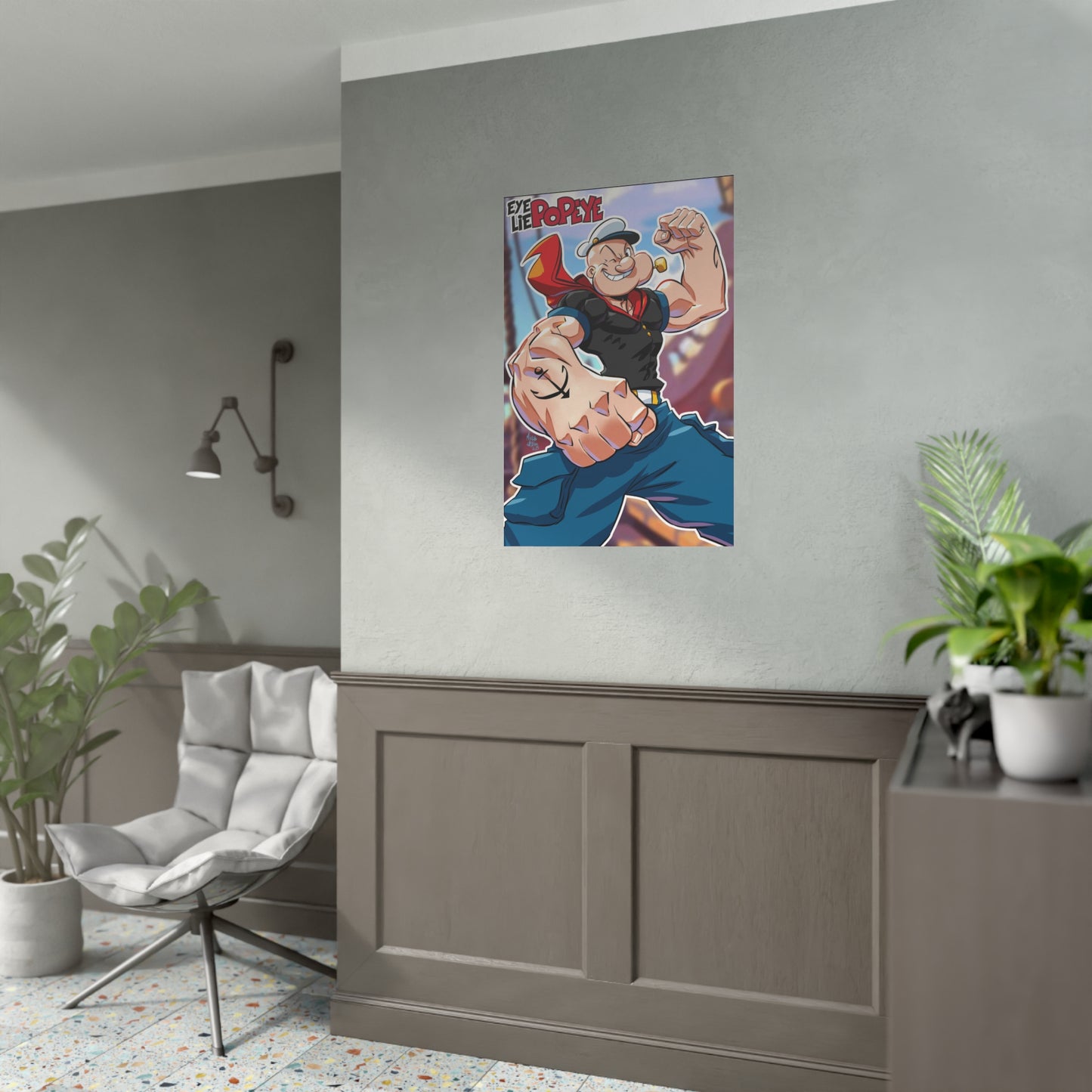 Eye Lie Popeye Poster - Popeye (24 x 36)