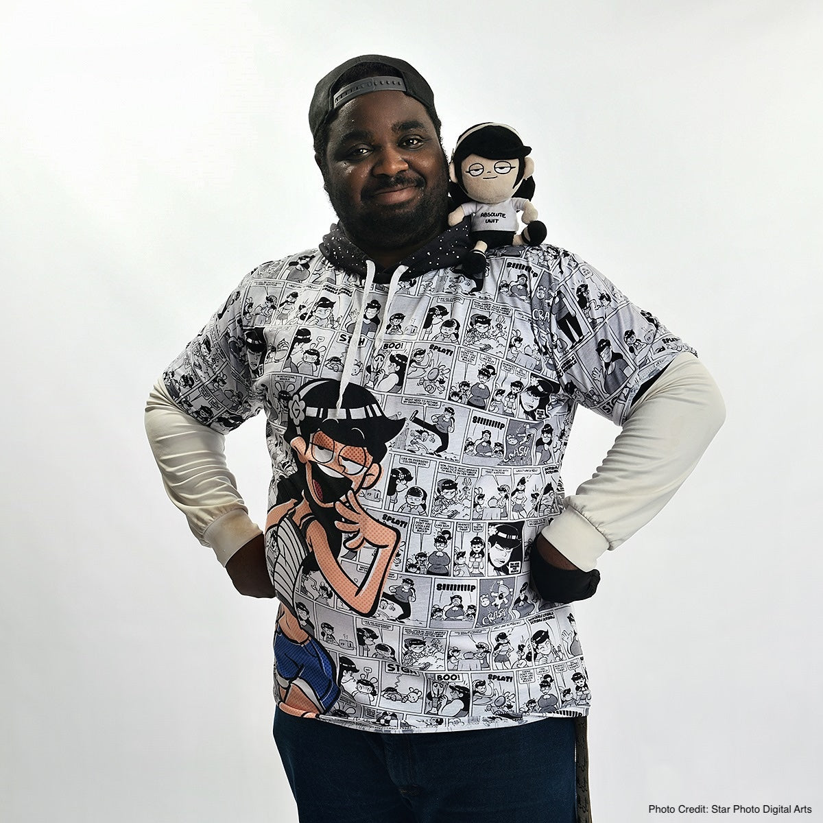 Rosebuds: Maria All-Over Print Comic Collage Tee