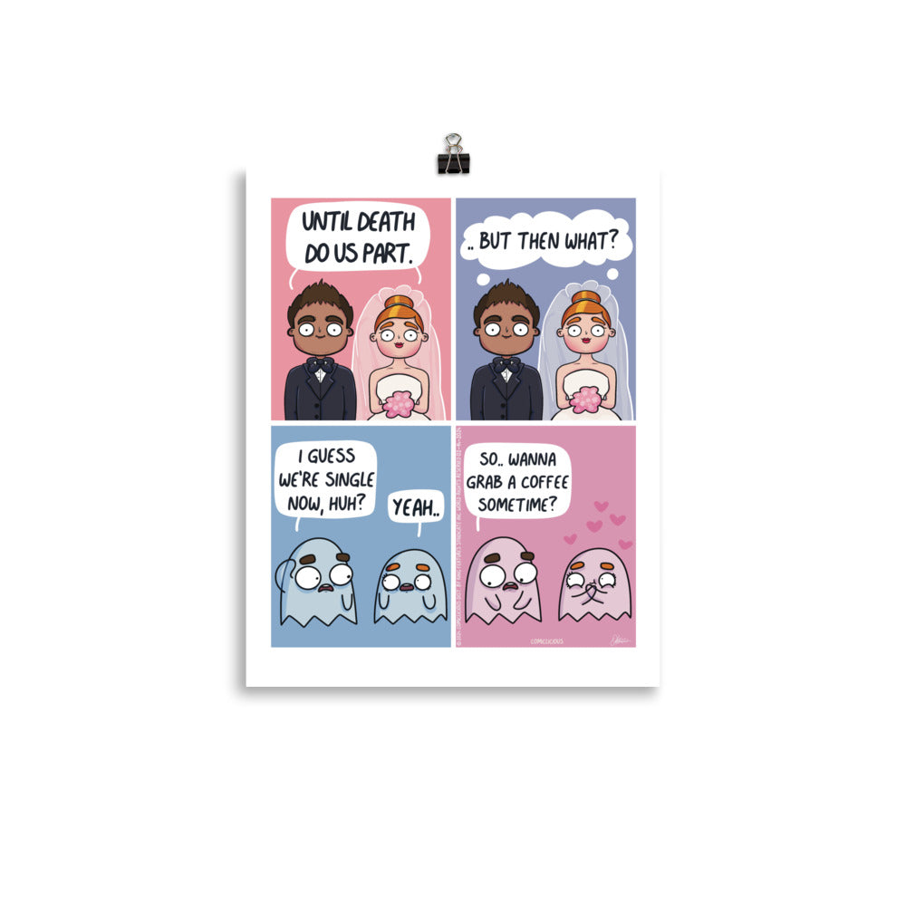 Comiclicious "Eternal Love" Poster: A Playful Tribute to Love Beyond the Mortal Coil