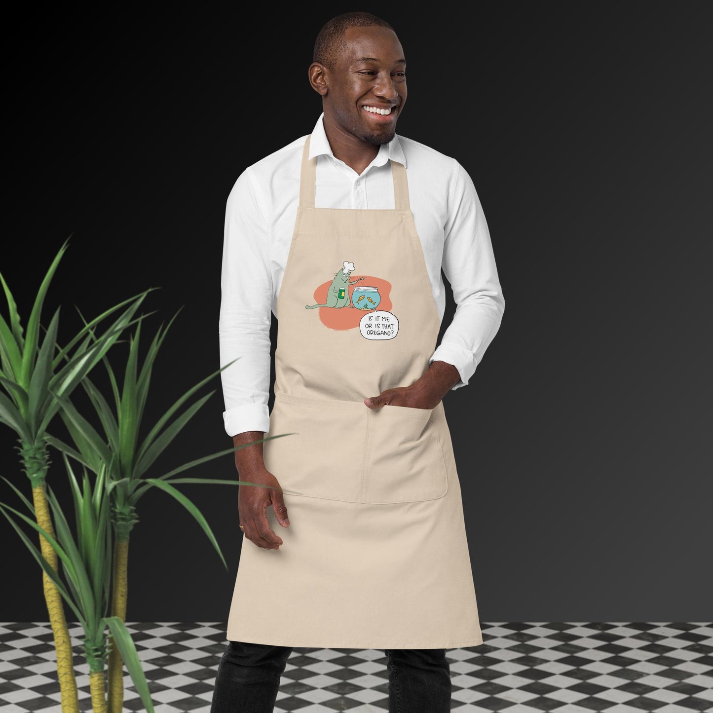 Rhymes With Orange "Oregano" Organic cotton apron