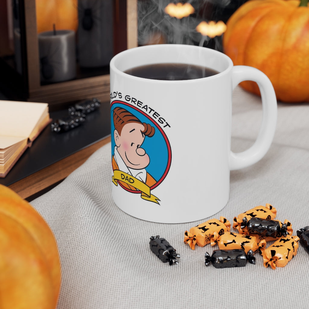 Hi and Lois "World's Greatest Dad" Ceramic Mug 11oz