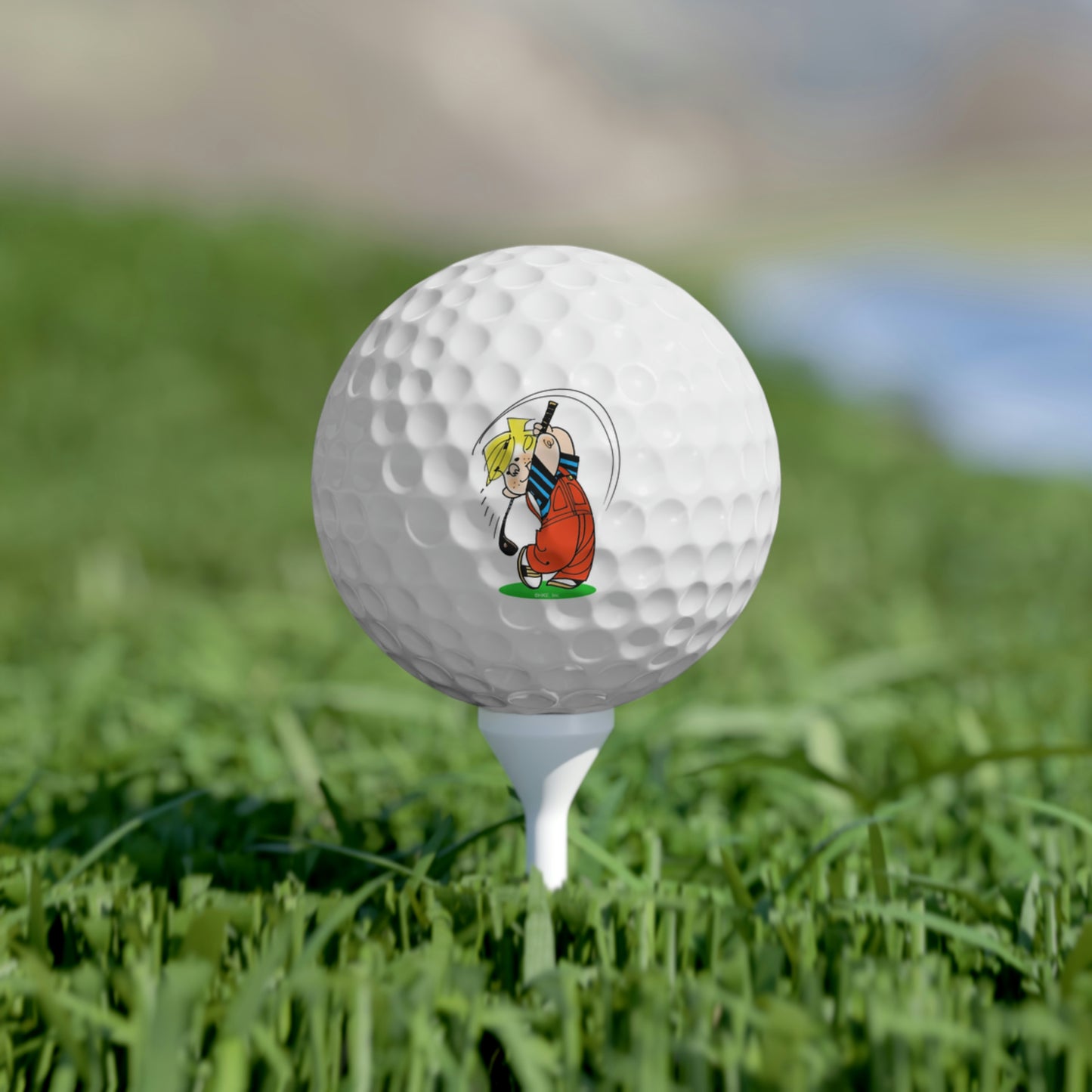 DENNIS THE MENACE Golf Balls, 6pcs