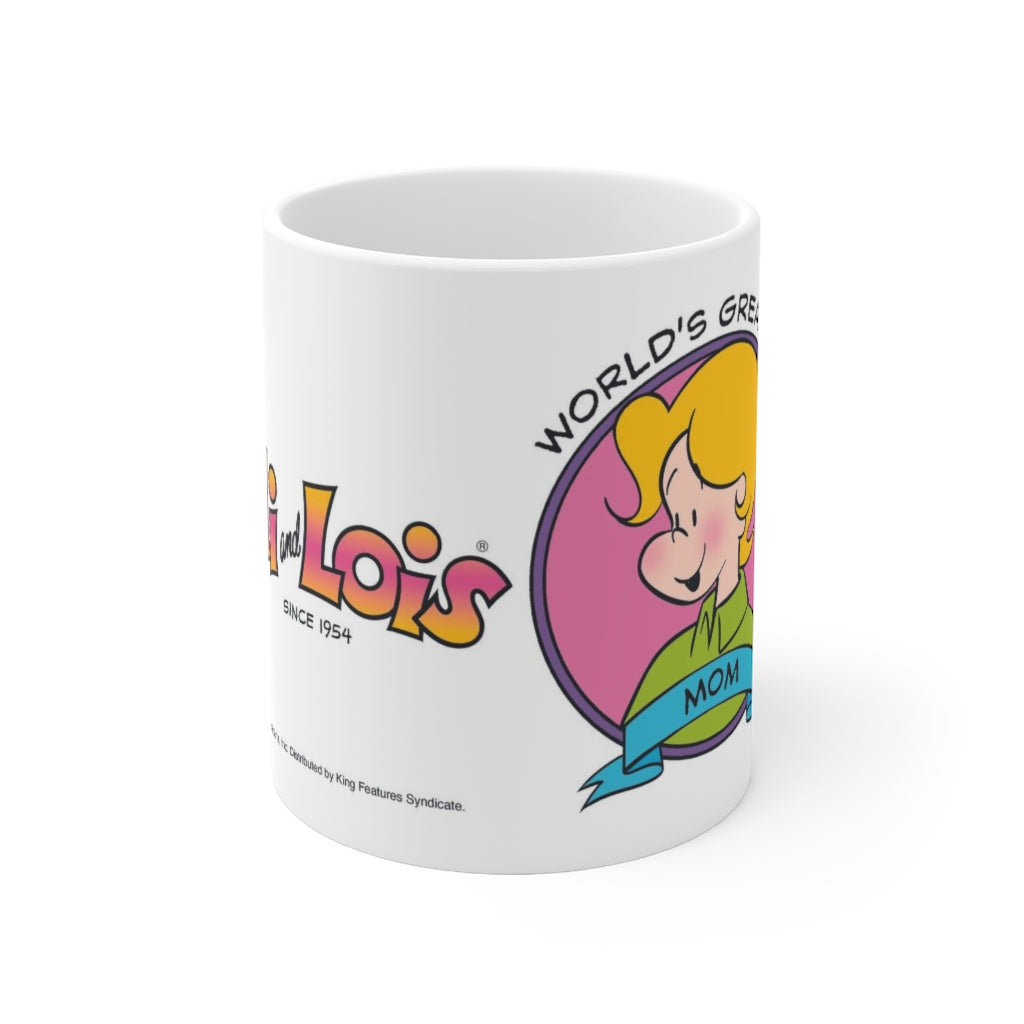 Hi and Lois "World's Greatest Mom" Ceramic Mug 11oz