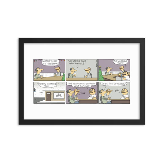 Take it From The Tinkersons "Gift Card?" Framed Poster