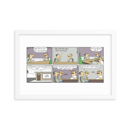 Take it From The Tinkersons "Gift Card?" Framed Poster