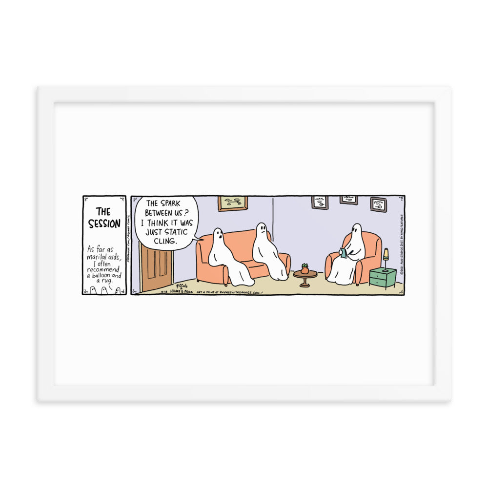 Rhymes With Orange “The Session” Framed Print