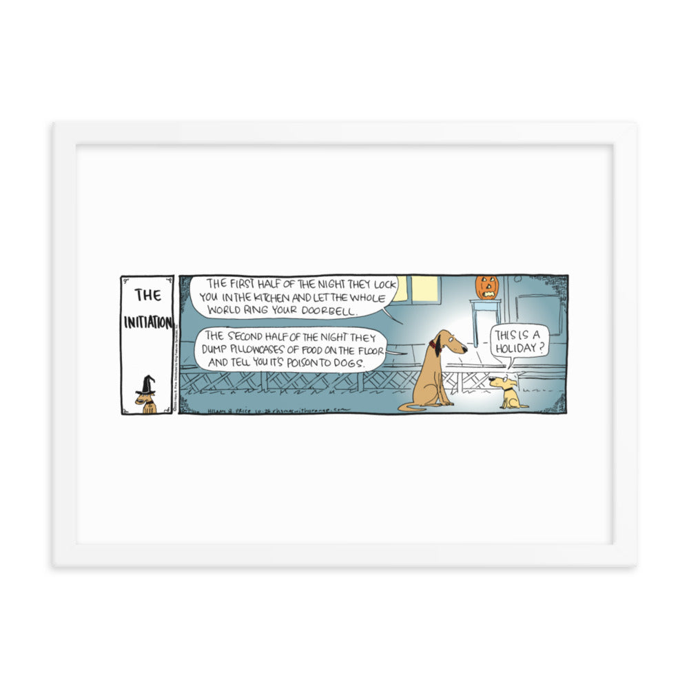 Rhymes With Orange “The Initiation” Framed Print