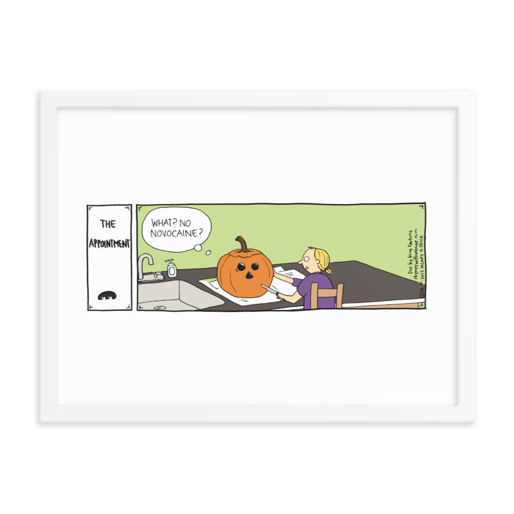 Rhymes With Orange “The Appointment” Framed Print