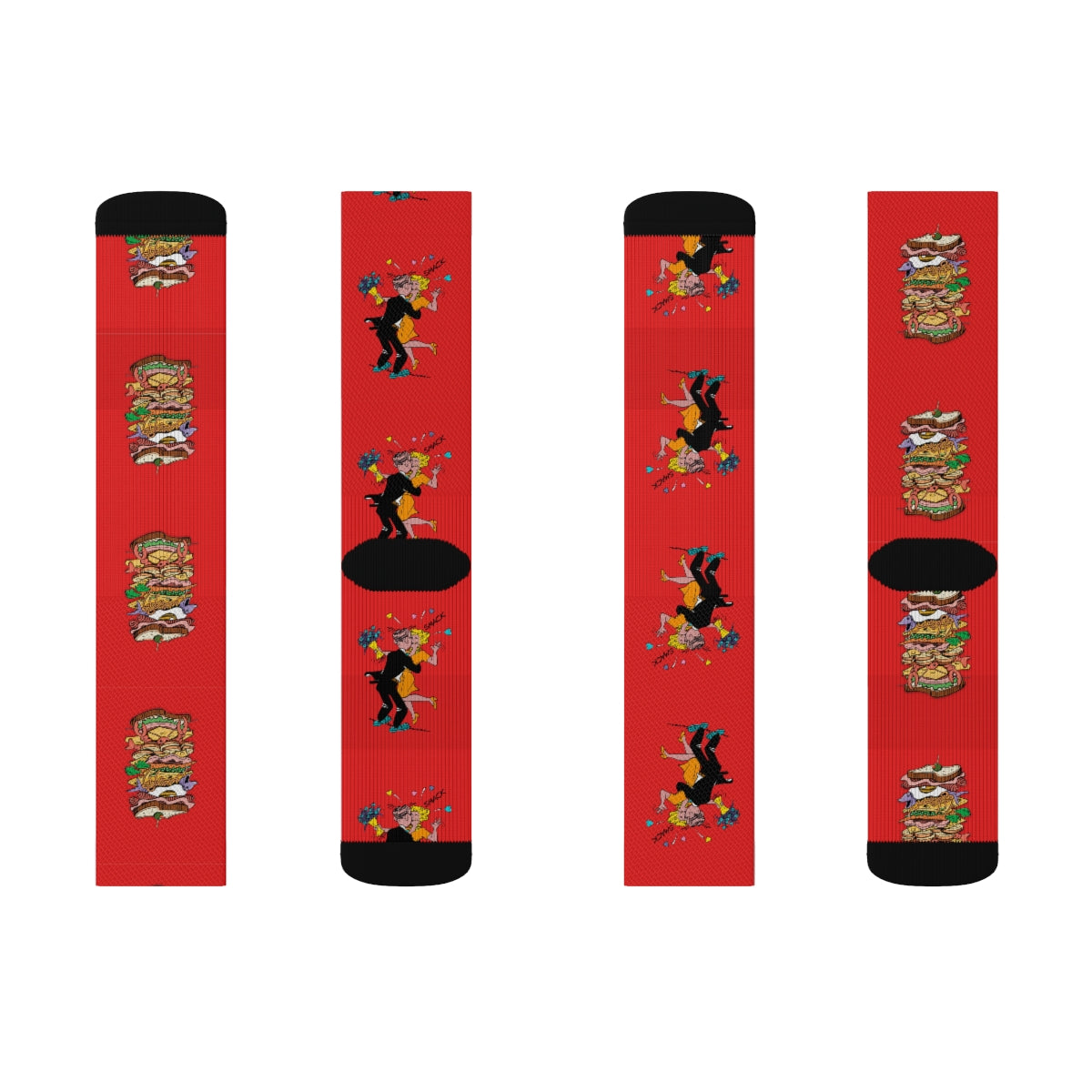 BLONDIE Dagwood Sandwich Seasonal Socks