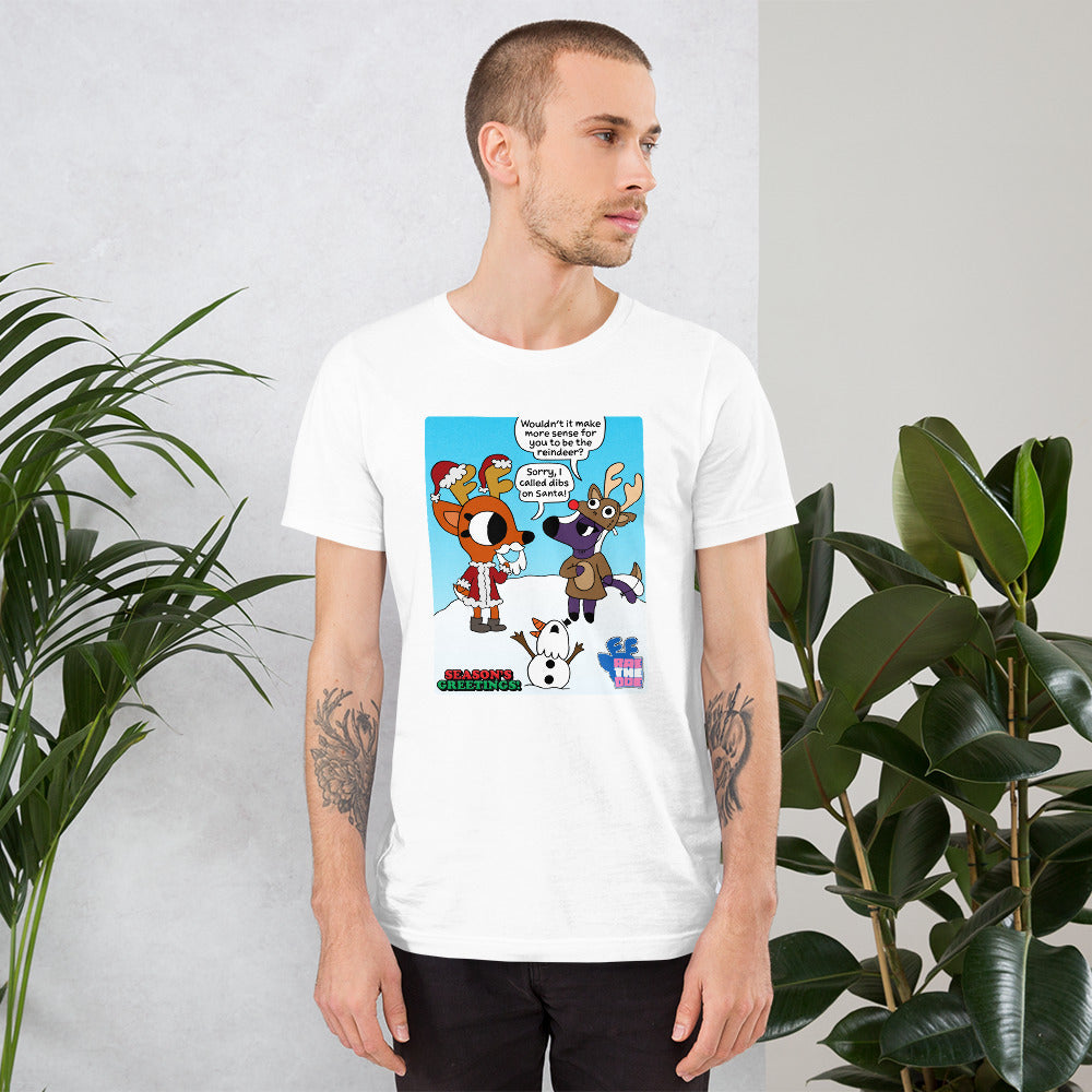 Rae The Doe Holiday Short Sleeve Unisex T-Shirt