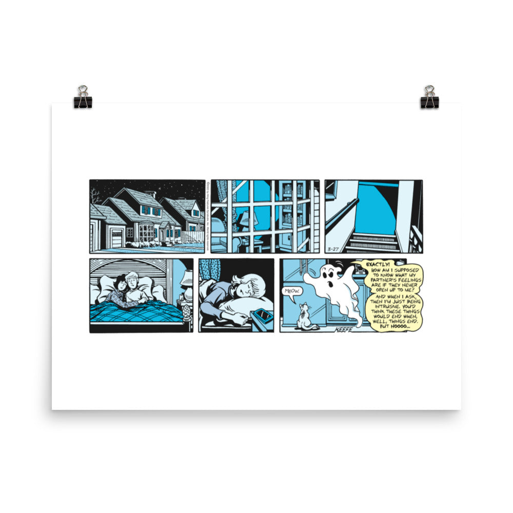 Sally Forth “Ghost in the House” Poster