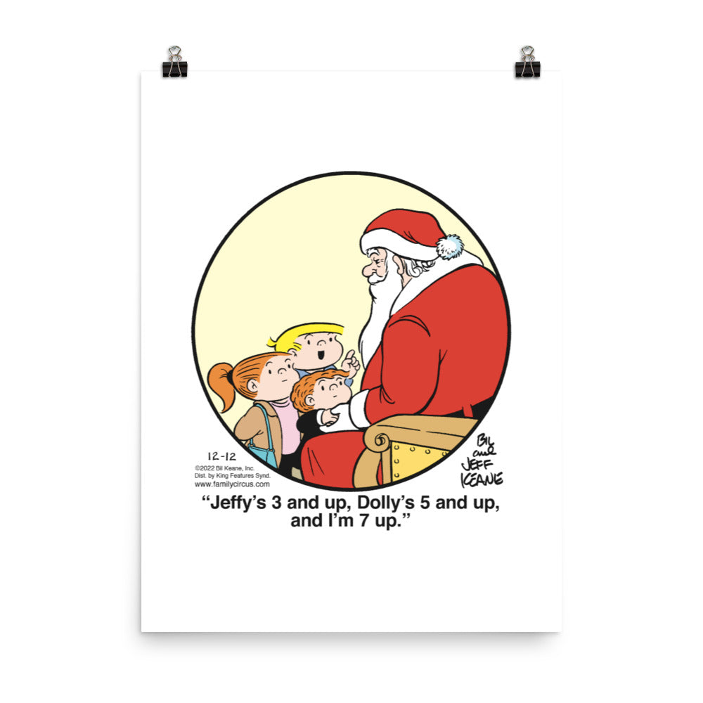 Family Circus “Jeffy’s 3 and Up” Poster