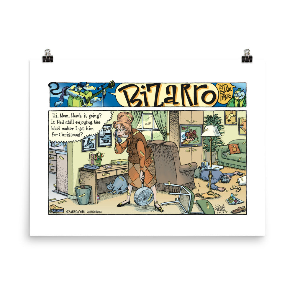 Bizarro “The Label Maker” Poster
