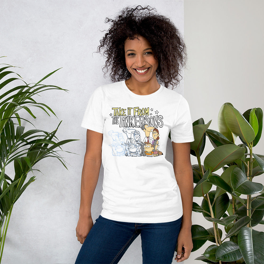 TAKE IT FROM THE TINKERSONS Unisex Sketch Tee
