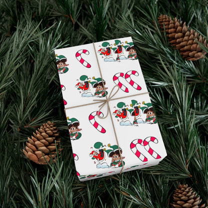 Beware of Toddler- Santa's Little Wrapper Wrapping Paper
