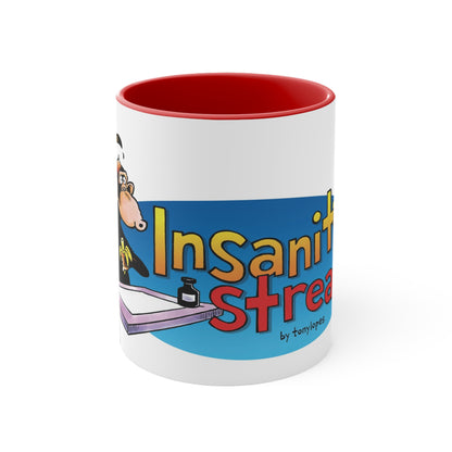 Insanity Streak Logo Accent Mug