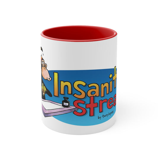 Insanity Streak Logo Accent Mug