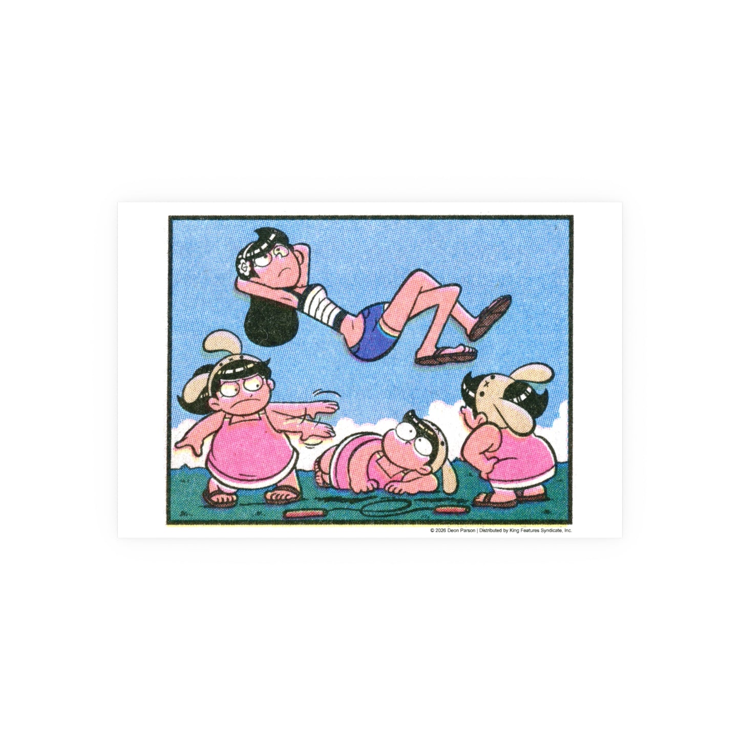 Rosebuds “Floating Maria” Newspaper Print Poster