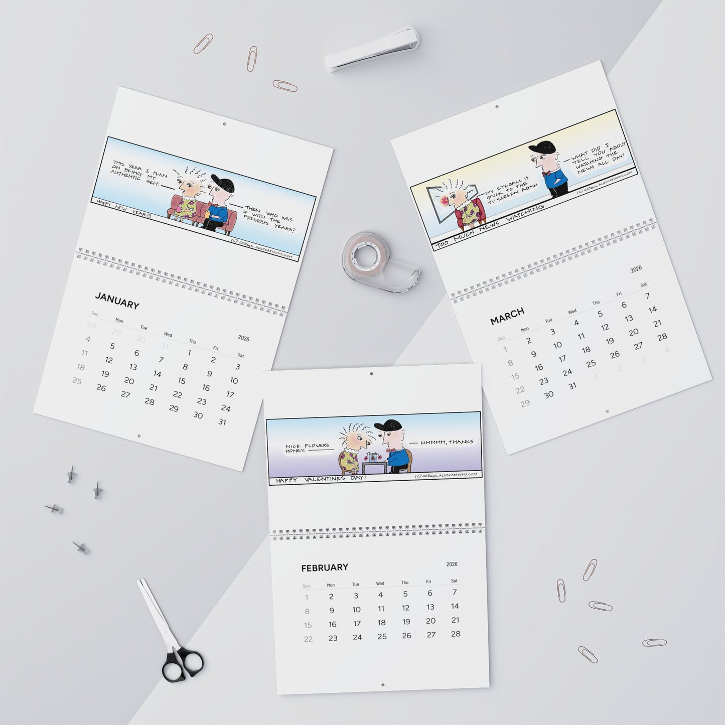 Alice- 2026 Wall Calendar