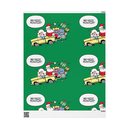 Gearhead Gertie 'Who Needs Reindeer?' Gift Wrap