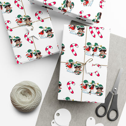 Beware of Toddler- Santa's Little Wrapper Wrapping Paper