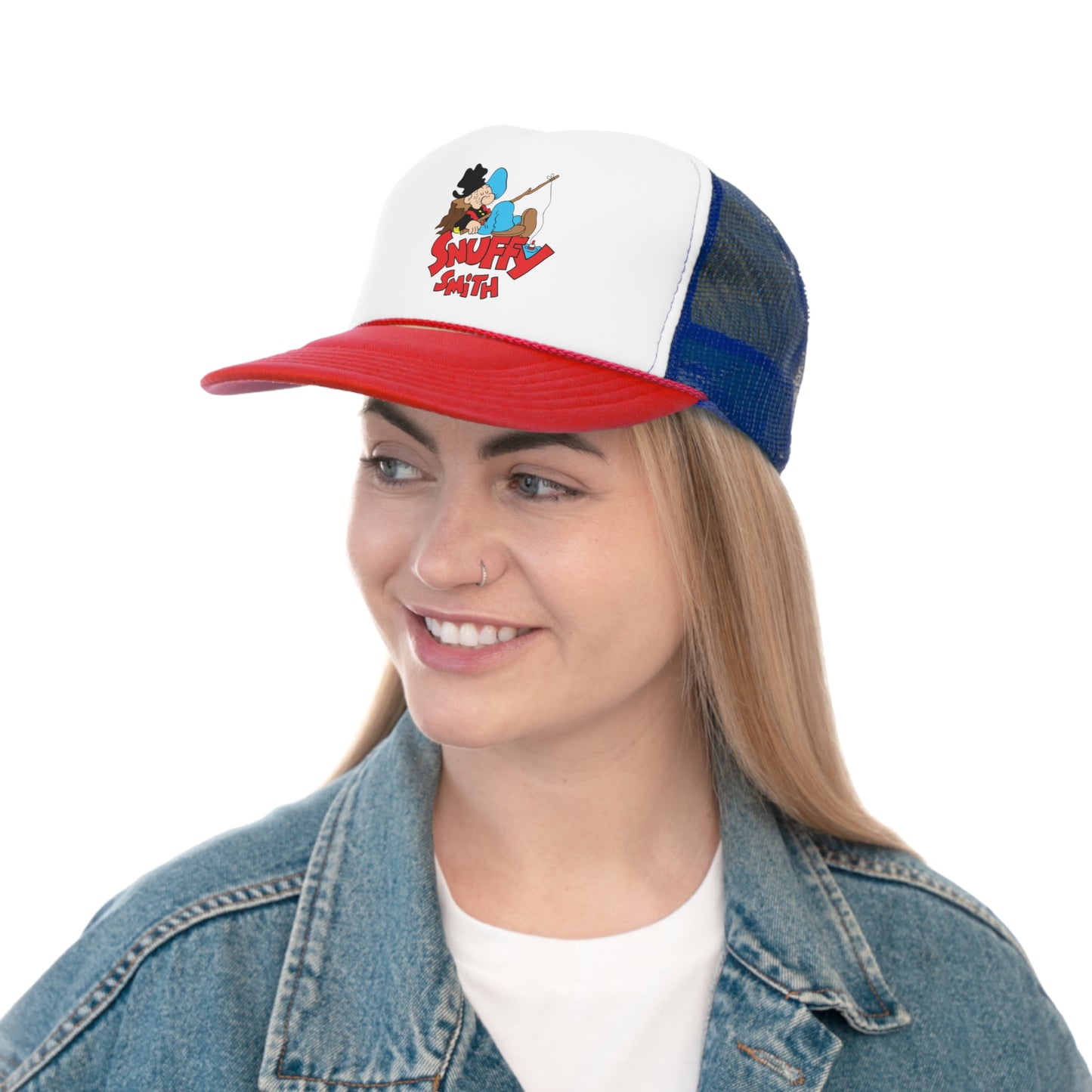 Snuffy Smith Bodacious Red White & Blue Trucker