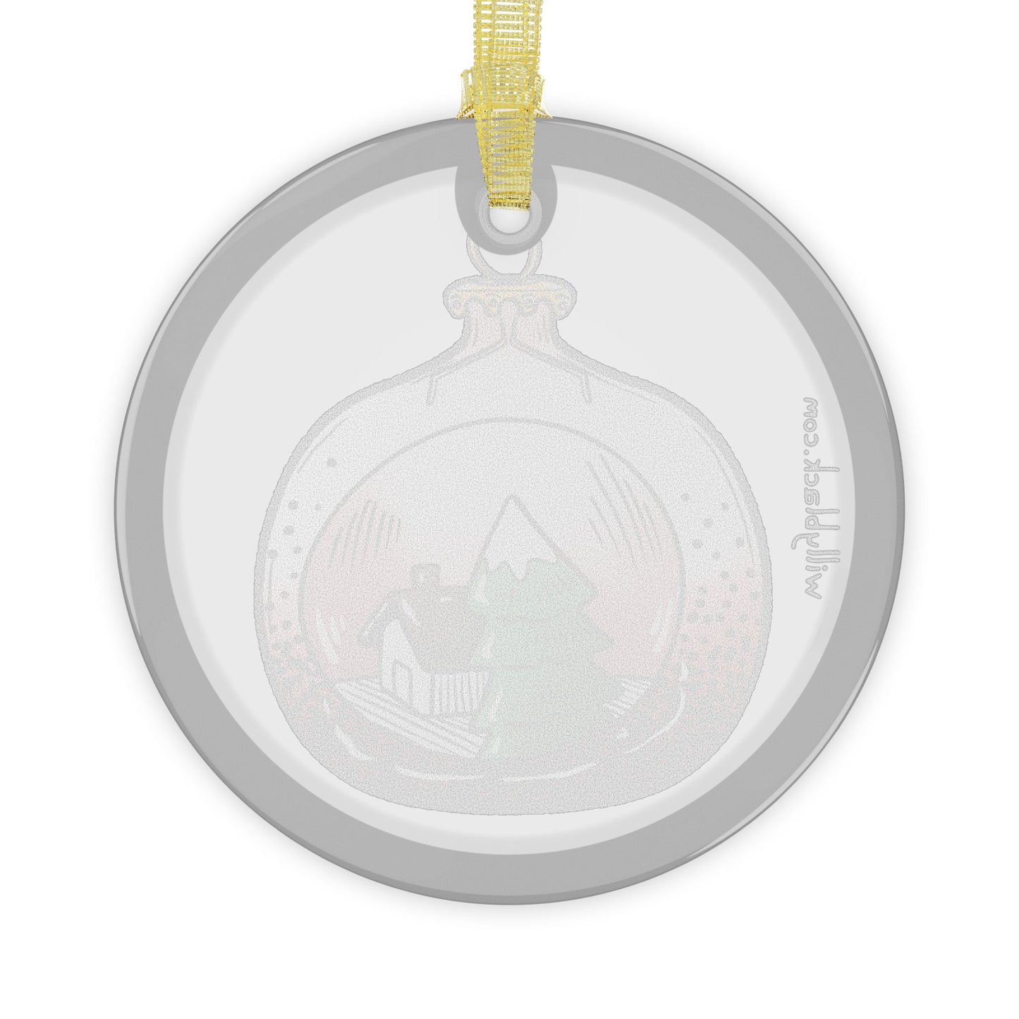 Palurdeando- Cozy Little Christmas Glass Ornament