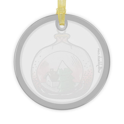 Palurdeando- Cozy Little Christmas Glass Ornament