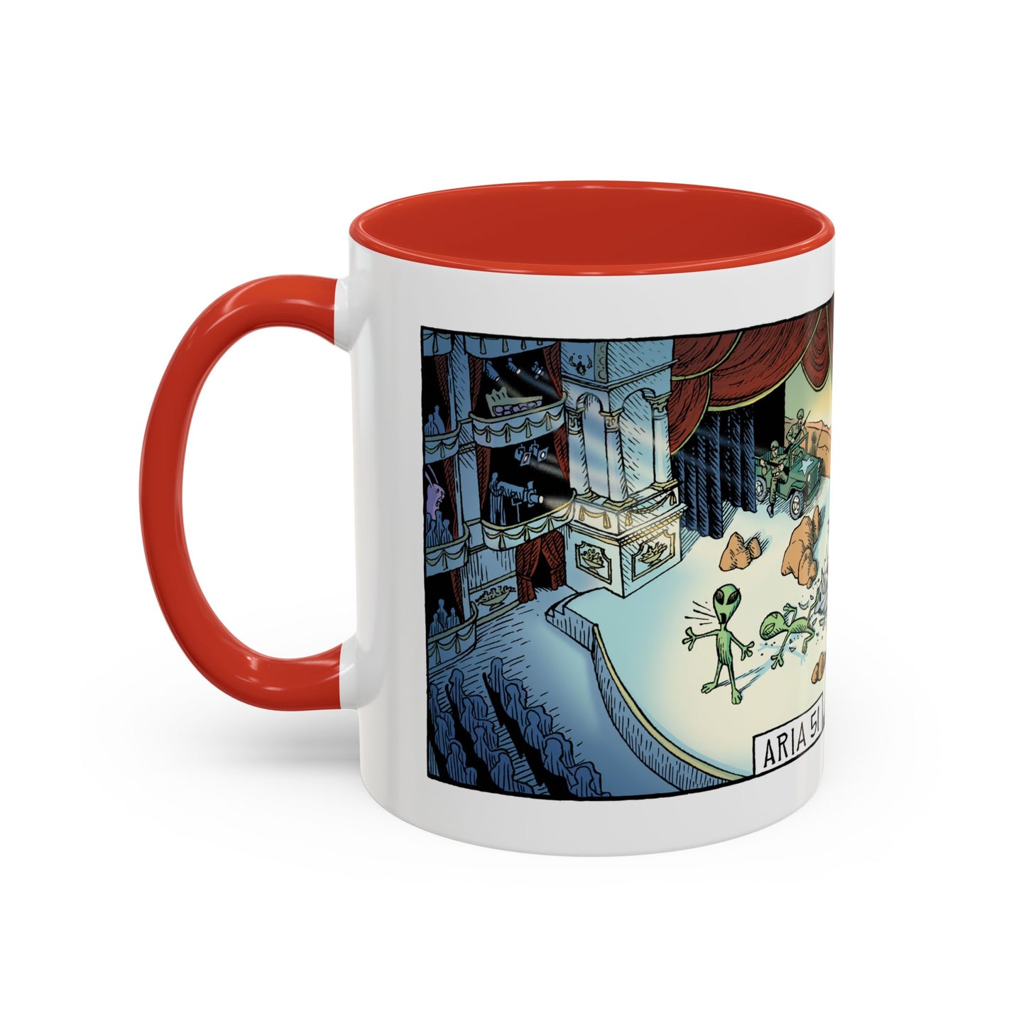 Bizarro- "Aria 51" Accent Coffee Mug