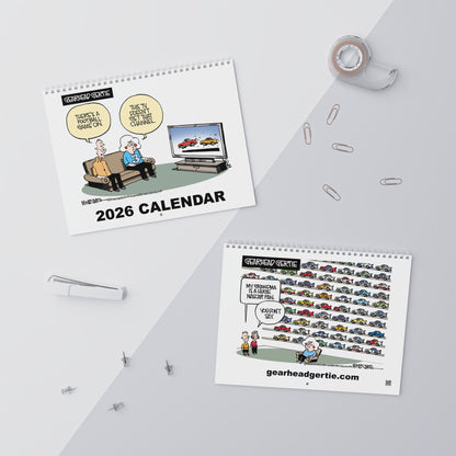 Gearhead Gertie 2026 Wall Calendar