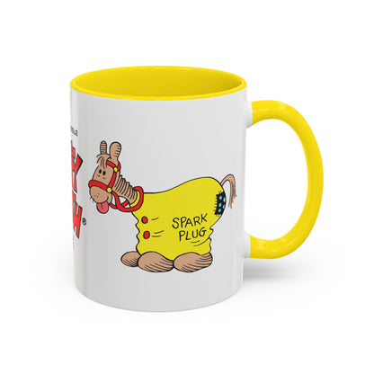 Barney Google and Snuffy Smith Lil' Sparky & Spark Plug Yellow Coffee Mug