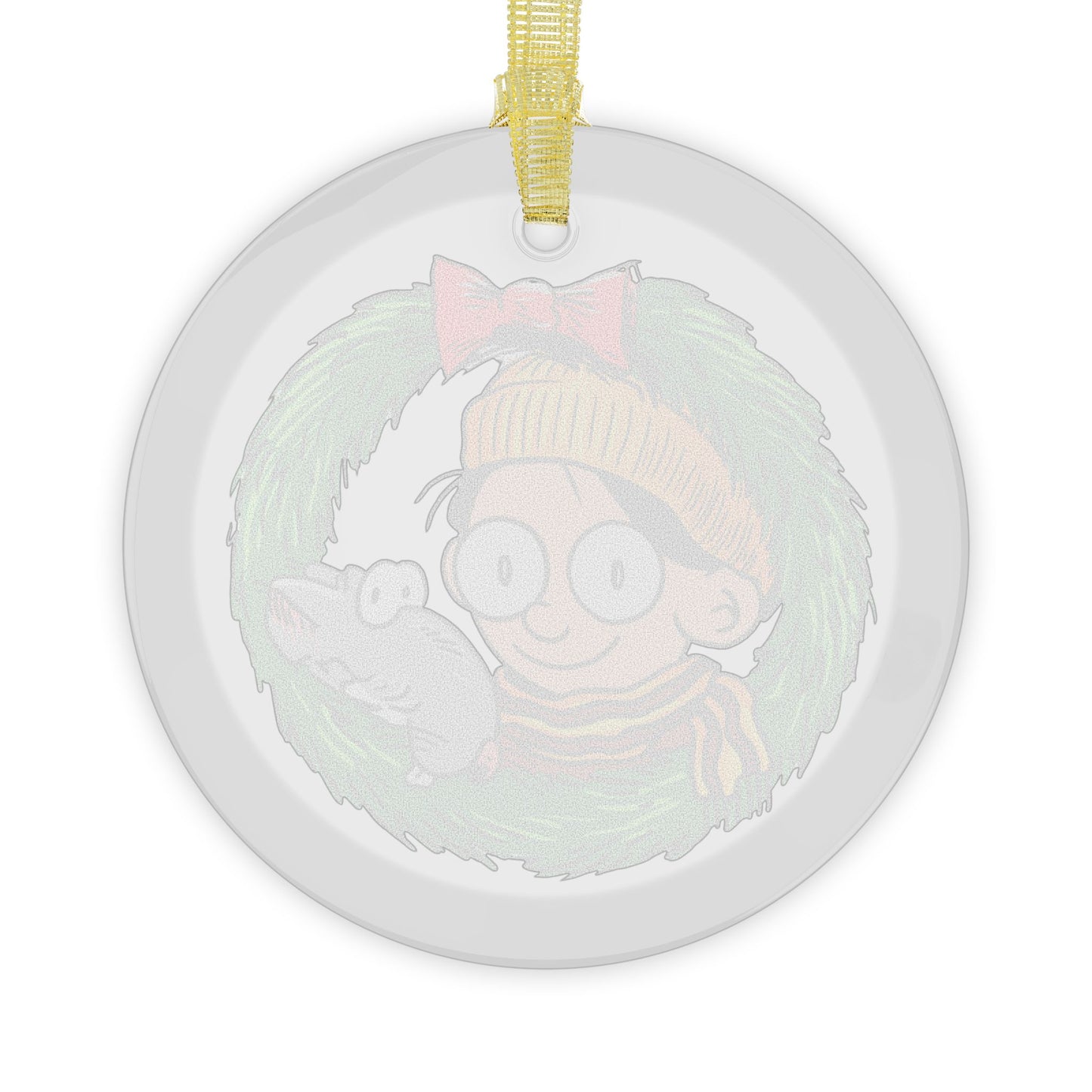 The Brilliant Mind of Edison Lee- "Merry and Bright Ideas" Glass Ornament