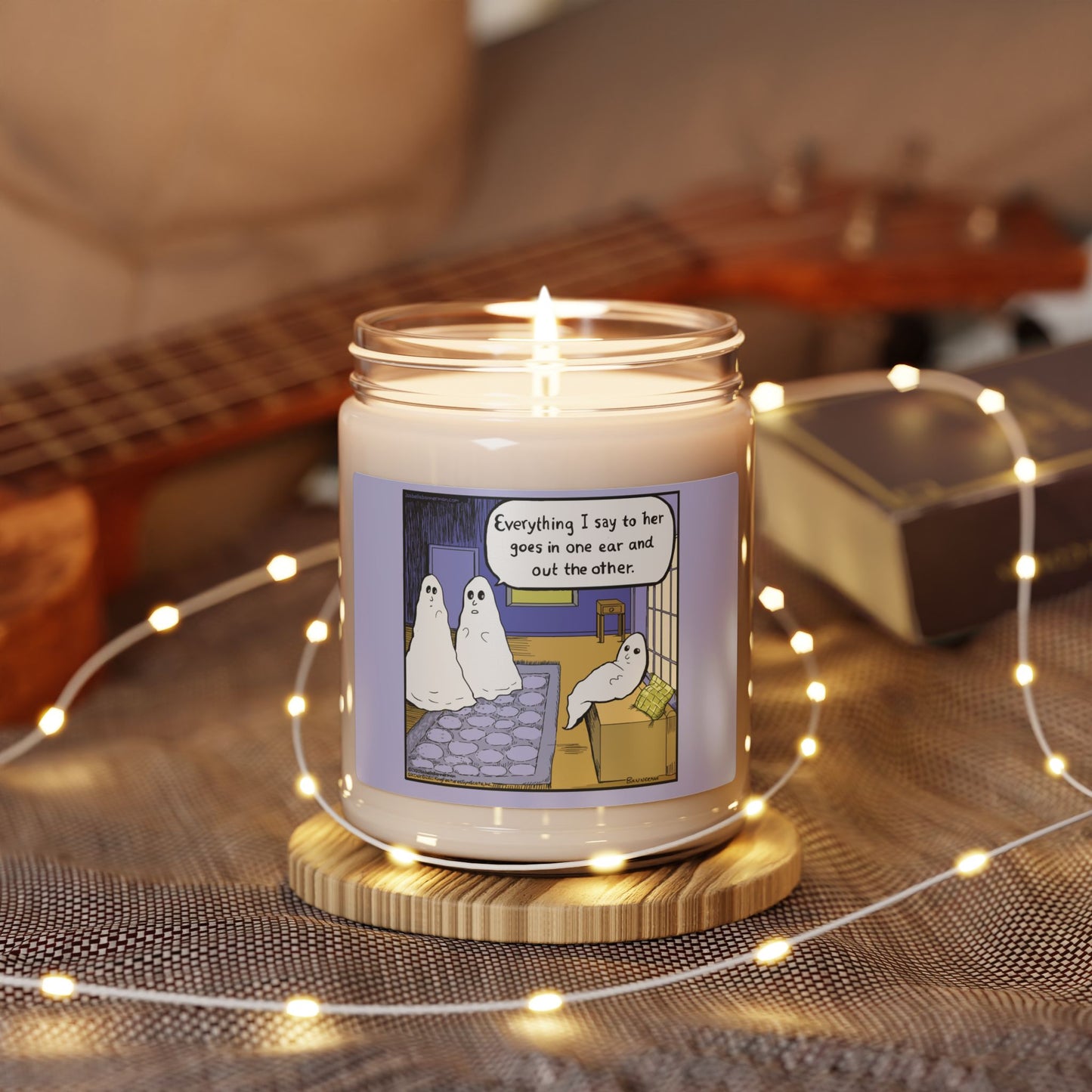 Six Chix- "Ghostly Thoughts" Soy Candle
