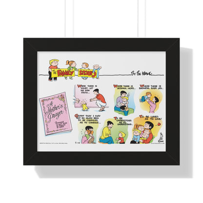The Family Circus " A Mother's Prayer" Framed Print (May 14, 2023)