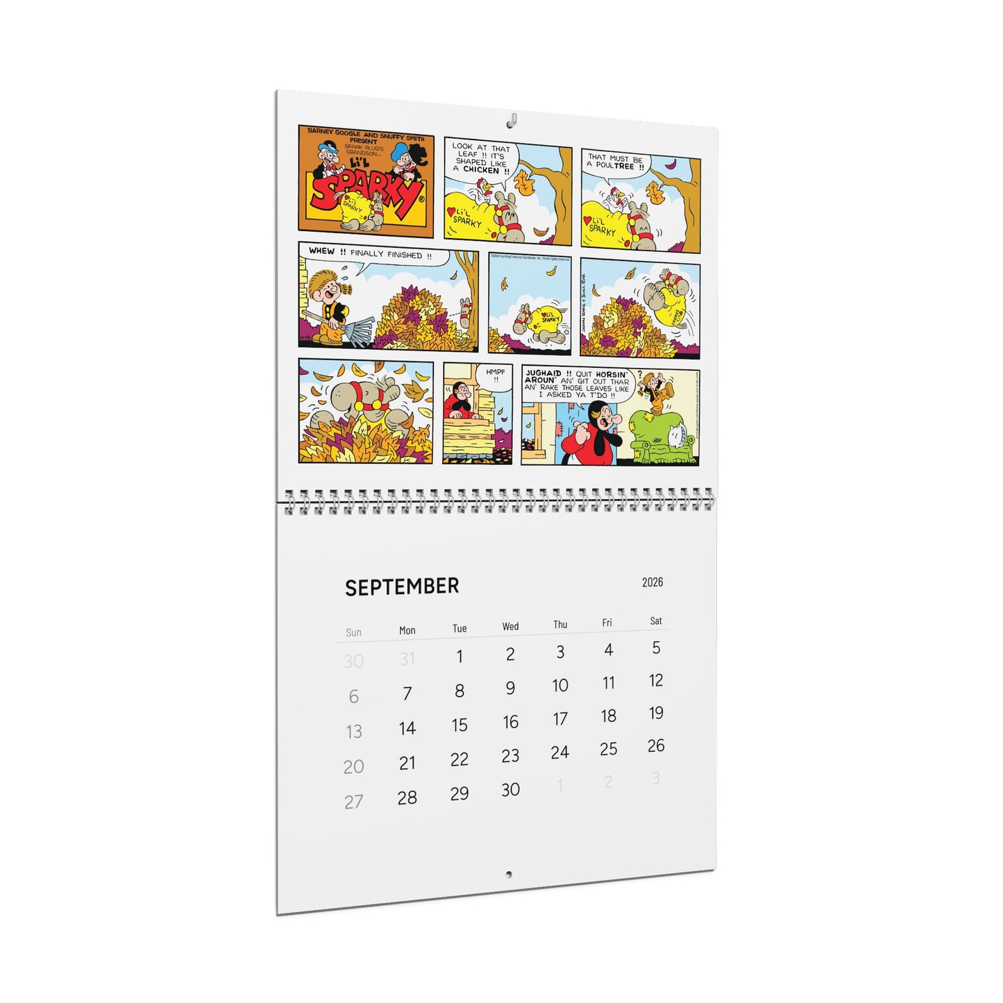 Barney Google & Snuffy Smith Li'l Sparky 2026 Calendar