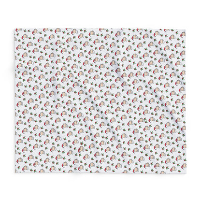 Daddy Daze "Sleepy Santa Snuggles"- Arctic Fleece Blanket