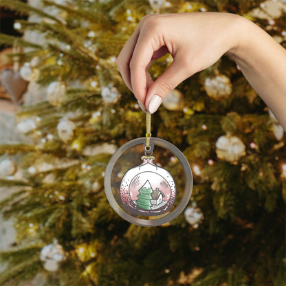 Palurdeando- Cozy Little Christmas Glass Ornament