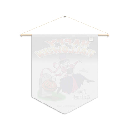 On The Fastrack- “Dethany’s Spooktacular Greeting” Wall Pennant