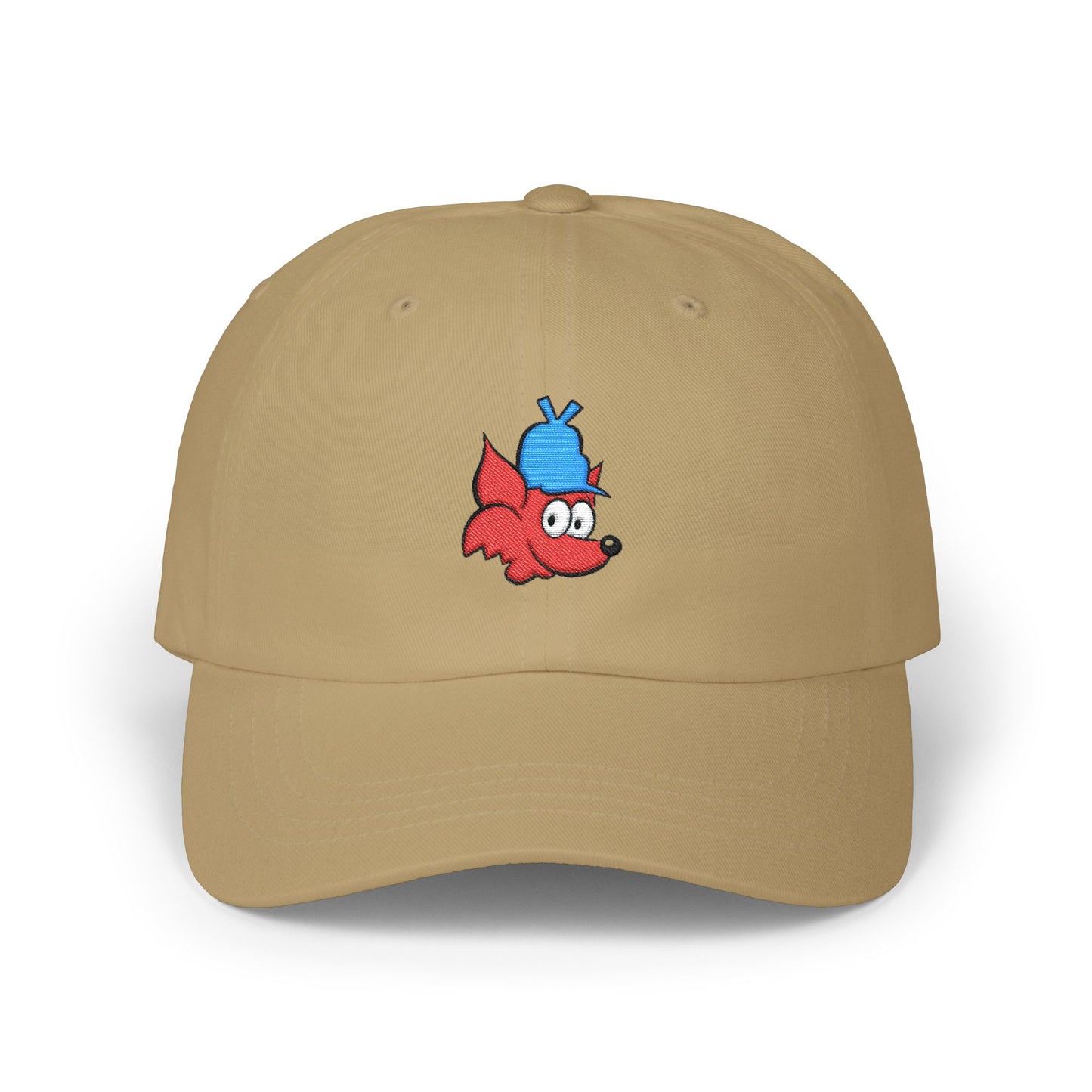 Slylock Fox Embroidered Dad Cap